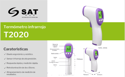 Termometro Digital Infrarrojo